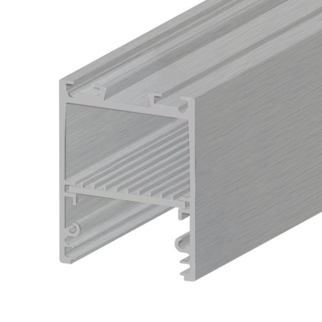LED Leuchtenprofil LAMP30 V2 Aluminium silber pulverbeschichtet, 200cm