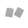 Endkappe EC116 Alu silber für LAMP30 V1+V2, Halbrund, 2 STK, inkl. Schrauben