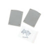 Endkappe EC116 Alu silber für LAMP30 V1+V2, Halbrund, 2 STK, inkl. Schrauben