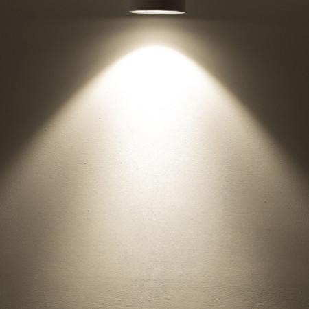 LED Strahler mit Montagebügel und Schukostecker, 40W, 36°, schwenkbar, weiß matt, 3000K, CRI über 90