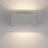 LED Wandleuchte Up&Down 4x3W CREE, IP54, silbergrau, warmweiß