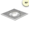 LED Bodeneinbaustrahler, eckig, Edelstahl, IP67, 7W COB, 90°, warmweiß