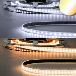 LED AQUA CRI923/950 CCT Flexband, 24V DC, 10W|10W, IP68, 5m Rolle, 240 LED/m