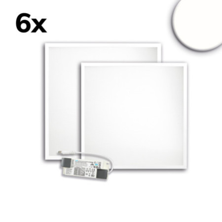 LED Panel ECO Backlight Line 625 UGR unter 19 2H/2H, CRI80, 36W, neutralweiß, 6er Pack, PowerSwitch 21-40W