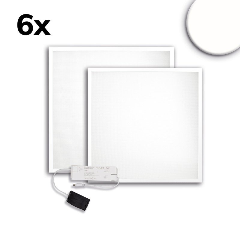 LED Panel ECO Backlight Line 625 UGR unter 19 2H/2H, CRI80, 36W, neutralweiß, 6er Pack, dimmbar
