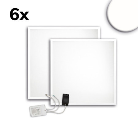 LED Panel ECO Backlight Line 625 UGR unter 19 2H/2H, CRI80, 36W, neutralweiß, 6er Pack, 1-10V dimmbar