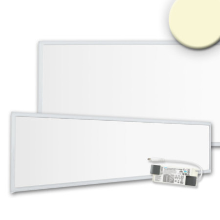 LED Panel Business Line 1200 UGR unter 19 2H/2H, 36W, weiß RAL9016, warmweiß, PowerSwitch 21-40W