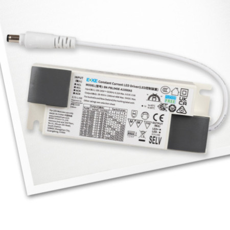 LED Panel Business Line 1200 UGR unter 19 2H/2H, 36W, weiß RAL9016, warmweiß, PowerSwitch 21-40W