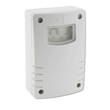 Dämmerungsschalter 230V, max. 10A, 3-500Lux, IP54, Aufputzmontage