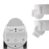 PIR Bewegungsmelder weiß, 230V, max. 4A, 180° max. 10m Detektionsradius, IP44, Aufputzmontage
