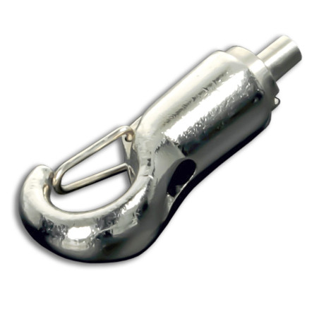 Haken mit Rutschklemme für Stahlseil 1,2-1,5mm