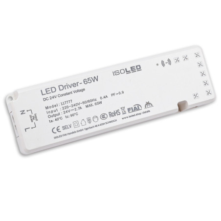 LED MiniAMP Trafo 24V/DC, 0-65W,  7x3A mit Master Sensor-Port