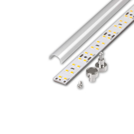 LED T5/T8 Umrüstplatine 830, 55cm, MiniAMP, 88 LED, 24V, 9W, 170 lm/W, warmweiß, dimmbar