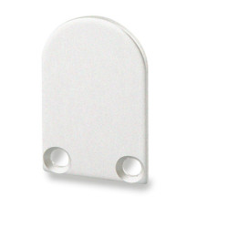 Endkappe EC21 für SURF12 RAIL inkl. COVER5 mit TUNNEL, Alu eloxiert
