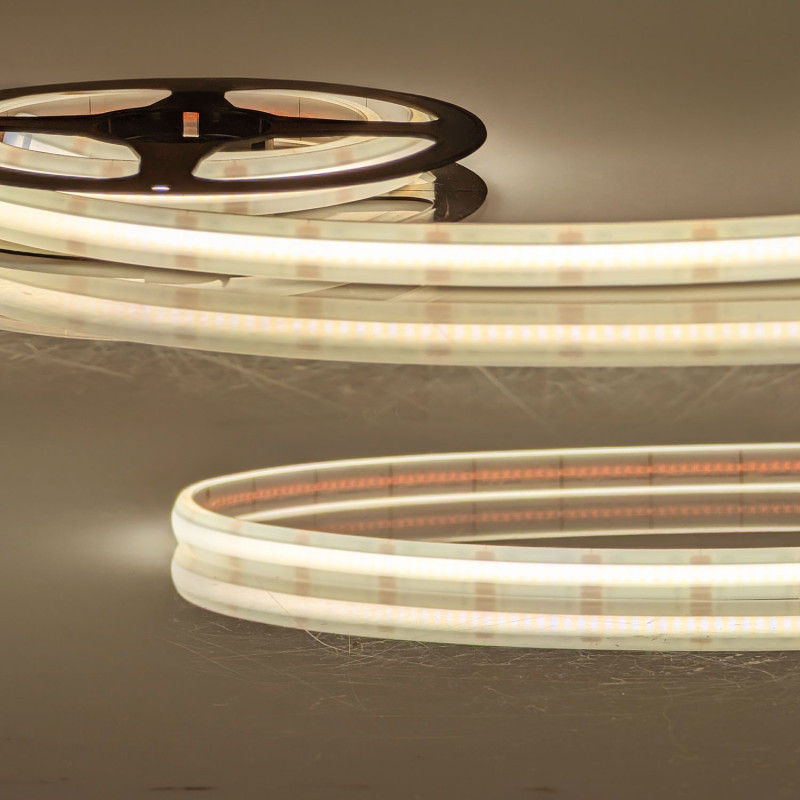 LED HT927/960 CCT Flexband für bis zu 100°C Umgebung, 24V DC, 10W|10W, IP68, 5m Rll, 640 LED/m