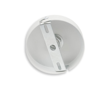 Deckenbaldachin rund, weiß, für Kabel mit bis zu max. 9,8mm Manteldurchm.