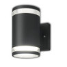 Wandleuchte Up&Down 2xGX53, IP54, LxBxH 130x100x166, anthrazit, exkl. Leuchtmittel