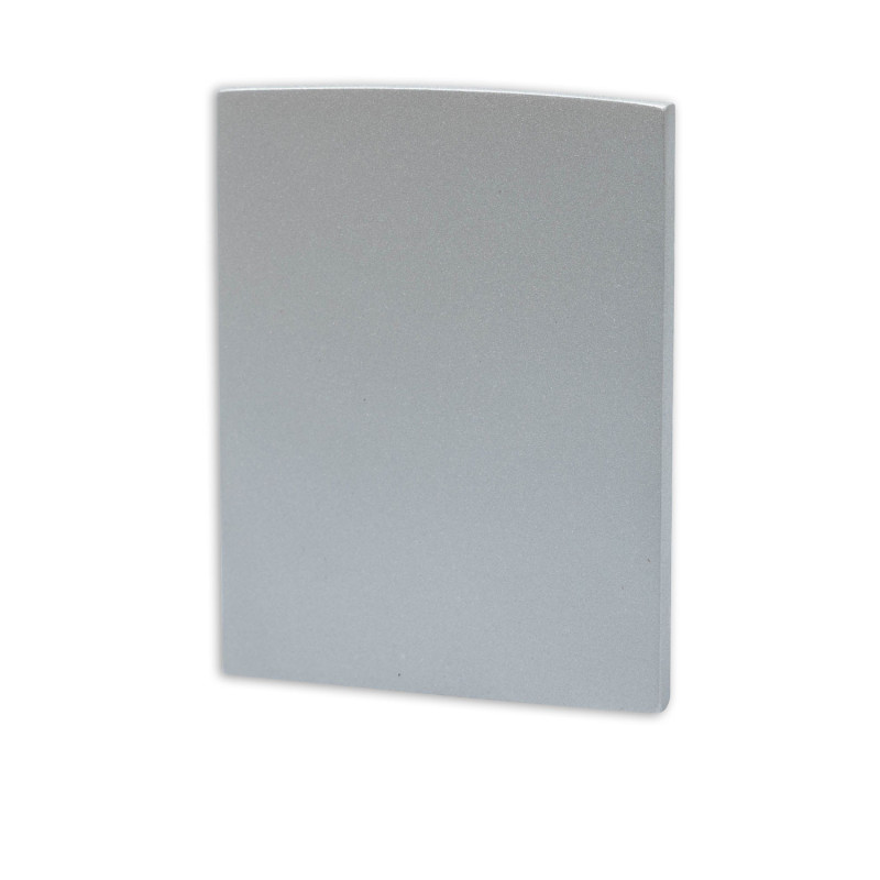 Endkappe EC115 silber für LAMP40, 2 Stück, mit Lichtfalle