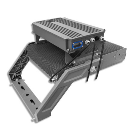 LED Flutlichtanlage LW 1.250W, 130x25°, 2 Module (Lichtpunkte), DALI dimmbar, warmweiß, IP66
