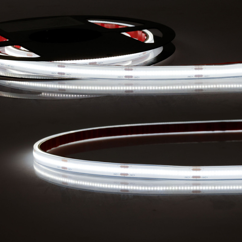 LED HT940 COB Flexband für bis zu 100°C Umgebungstemp., 24V DC, 14,4W, IP68, 4000K, 5m Rll, 480 LED/
