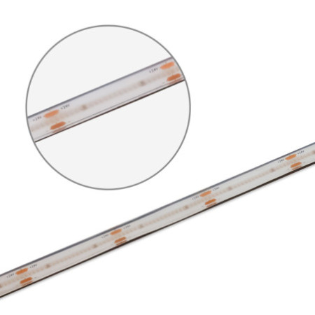 LED HT927/965 COB CCT 2-pol Flexband für bis zu 100°C Umgebung, 24V DC, 8W, IP68, 5m Rll, 512 LED/m