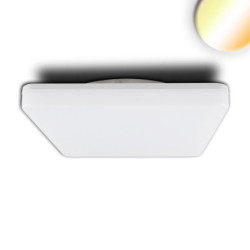LED Decken/Wandleuchte mit HF-Bewegungssensor 24W, weiß, eckig, IP54, ColorSwitch 3000|4000K