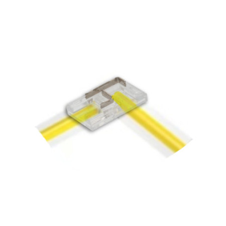 Kontakt-Verbinder 90° (max. 5A) K3-208 für 2-pol. IP20 Flexstripes mit Breite 8mm