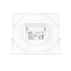 Cover Aluminium eckig 2 weiß für Sys-Wall68