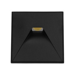 Cover Aluminium eckig 2 schwarz für Sys-Wall68
