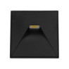 Cover Aluminium eckig 2 schwarz für Sys-Wall68