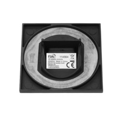 Cover Aluminium eckig 2 schwarz für Sys-Wall68