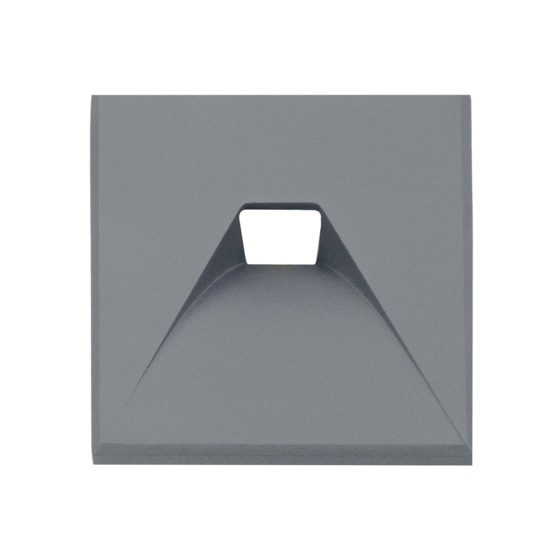 Cover Aluminium eckig 2 dunkelgrau für Sys-Wall68