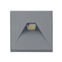 Cover Aluminium eckig 2 dunkelgrau für Sys-Wall68