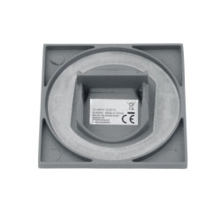 Cover Aluminium eckig 2 dunkelgrau für Sys-Wall68