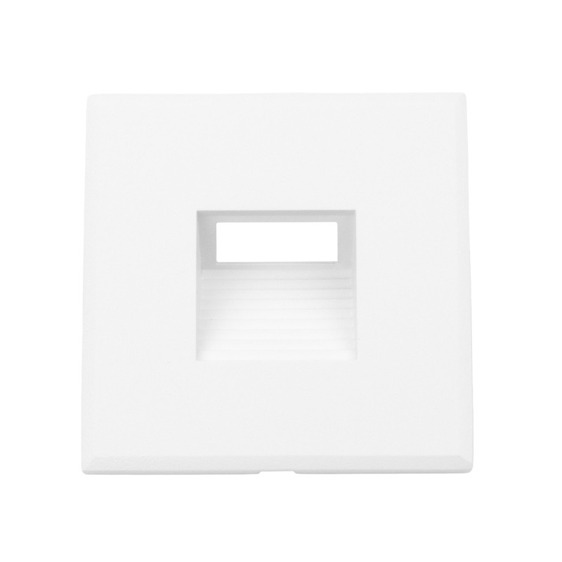 Cover Aluminium eckig 3 weiß für Sys-Wall68