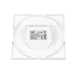 Cover Aluminium eckig 3 weiß für Sys-Wall68
