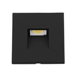 Cover Aluminium eckig 3 schwarz für Sys-Wall68