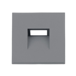 Cover Aluminium eckig 3 dunkelgrau für Sys-Wall68