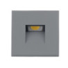 Cover Aluminium eckig 3 dunkelgrau für Sys-Wall68