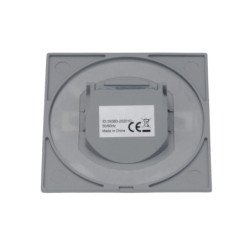 Cover Aluminium eckig 3 dunkelgrau für Sys-Wall68