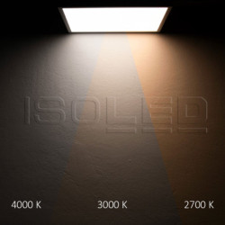 LED Deckenleuchte PRO weiß, 30W, eckig, 300x300mm, ColorSwitch 2700|3000|4000K, dimmbar