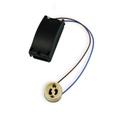 GU10 Fassung mit Anschlussbox 2x3-polig, 0,5-2,5mm², max. 250V/2A