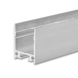 LED Aufbauleuchtenprofil HIDE SINGLE Aluminium eloxiert, 200cm
