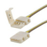 Clip-Kabelanschluss (max. 5A) C1-310 für 3-pol. IP20 Flexstripes mit Breite 10mm, Pitch  über 12mm