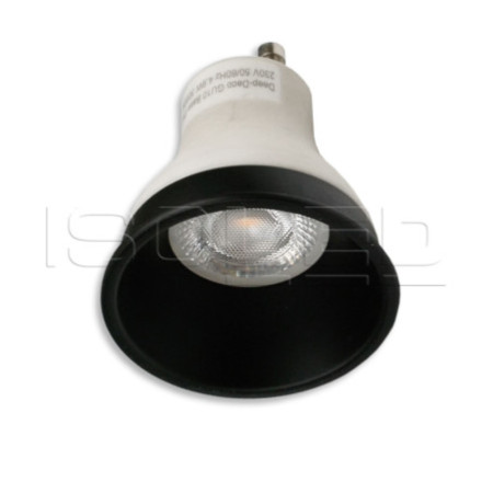 Cover für LED Spot und LED Modul SYS-GU10, schwarz matt, rückversetzt, UGR unter 12