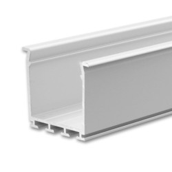 LED Einbauprofil WING20 Miniflansch gerade, eloxiert L: 200cm