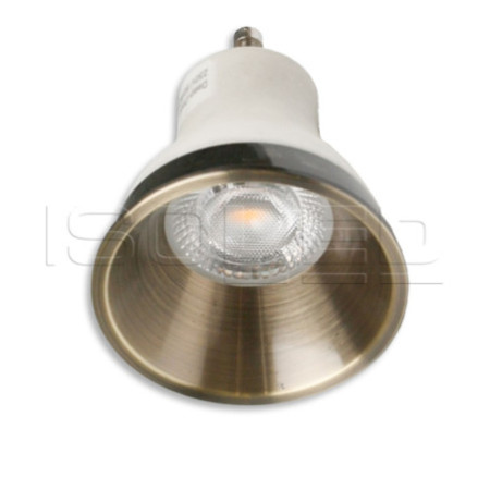 Cover für LED Spot und LED Modul SYS-GU10, messing gebürstet, rückversetzt, UGR unter 12