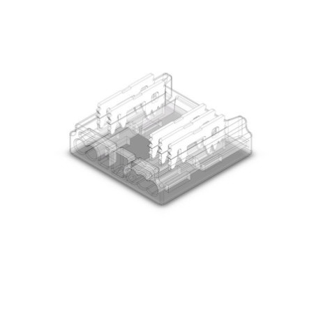 Kontakt-Kabelanschluss (max. 5A/0,25qmm) K2-512-COB für 5-pol. IP20 Flexstripes mit Breite 12mm
