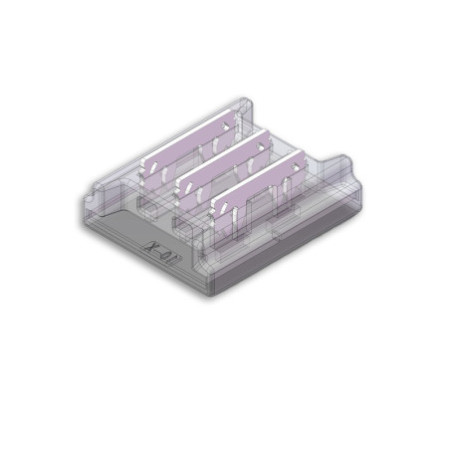 Kontakt-Verbinder (max. 5A) K2-310-V1 für 3-pol. IP20 Flexstripes mit Breite 10mm