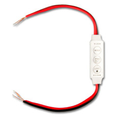 LED Strip Mini Kabel PWM-Dimmer, 1 Kanal, 12-24V DC 3A